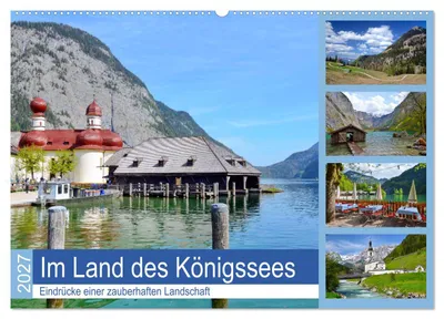 Produktbild von Im Land des Königssees (Wandkalender 2027 DIN A2 quer), CALVENDO Monatskalender