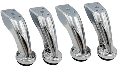 Produktbild von Metallische Möbelbeine für Sofa und Schrank, 100 mm