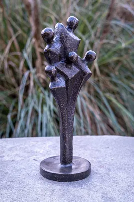 Produktbild von Bronze Figur Kleine Familienskulptur