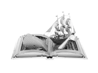 Produktbild von METAL EARTH 3D Puzzle Buch: Weißer Wal