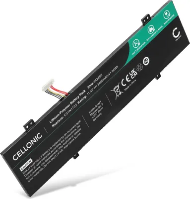 Produktbild von CELLONIC 1x Akku für Notebook Kompatibel mit ASUS TP412FA, TP412U, TP412F, C31N1733 - (3600mAh, 11.4V)