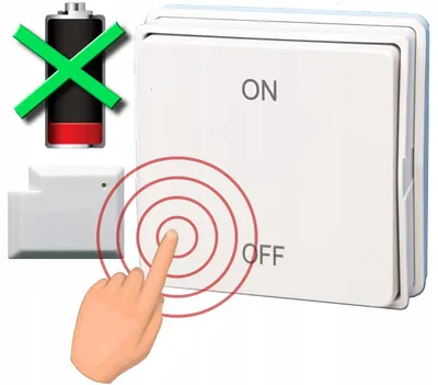 Produktbild von Kinetic Button 1P RF 2,4-GHz-Funkfernbedienung für RTX-Module #BATTERIEFREI