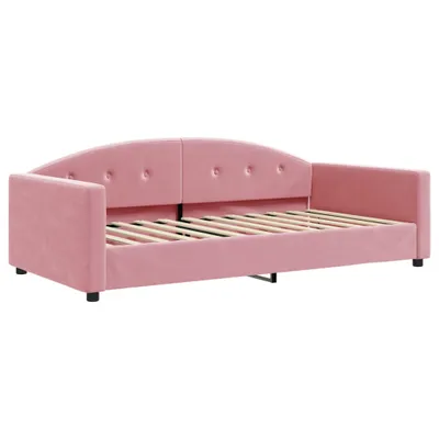 Produktbild von vidaXL Tagesbett Rosa 100x200 cm Samt