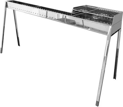 Image de LISA - Milano cuiseur de brochettes 100+40+ Set d'accessoires de cloison - Steel Line