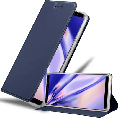 Obrázok produktu pre Cadorabo puzdro na mobilný telefón pre Samsung Galaxy NOTE 8 ochranné puzdro v modrej farbe Cover Etui Book Case Booklet