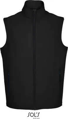 Immagine prodotto di SOLs 02887 | Uomo Race Bodywarmer Uomo Softshell - Idrorepellente - Colore: Nero - Taglia: L