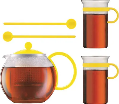 Produktbild von Bodum Teebereiter + 2 Gläser Gelb AK1844-XY-70-4