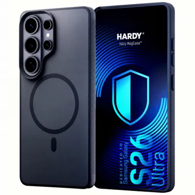 Zdjęcie produktu dla H Hardy Etui do Galaxy S26 Ultra, Obudowa ochronna MagSafe odporna na zarysowania, Czarna
