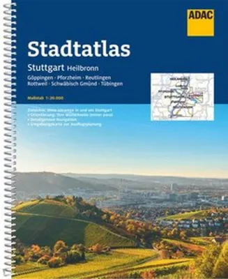 Immagine prodotto di Atlante della città ADAC Stoccarda, Heilbronn 1:20.000