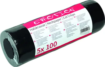 Produktbild von Efalock Halsschutzkrause Schwarz 500 Stk