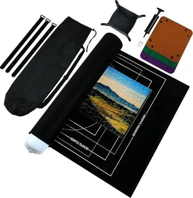Produktbild von Famanu Puzzleset Tragbare Puzzlematte mit Zubehör - 90 x 60 cm