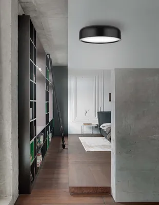 Produktbild von Nova Luce PERLETO Deckenleuchte E27 Schwarz 13x35cm dimmbar 826809