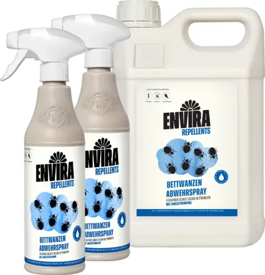 Produktbild von Envira Bettwanzen Abwehrspray 5L+2x500ml