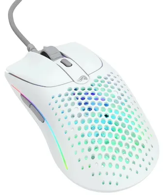 Produktbild von Glorious Gaming Model O Wired 2, rechts, Optisch, USB Typ-A, 26000 DPI, 1 ms, Weiß