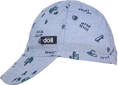 Productafbeelding van Döll jongenspet, blauw, met cactusprint