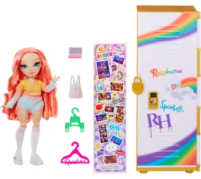 Produktbild von MGA Entertainment Rainbow High Locker and Doll Playset