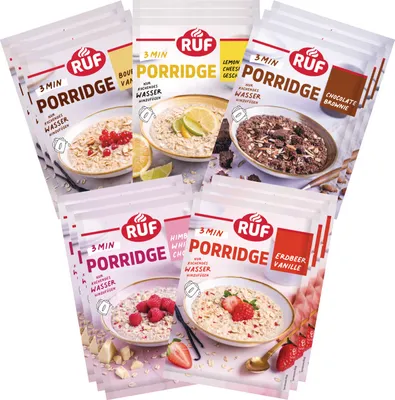 Produktbild von RUF Probier Set Porridge (15 Stück)