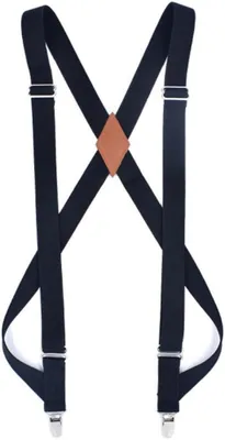 Image de Ceintures pour hommes - Bretelles - Accessoire de vêtement - Longueur réglable - 120 cm - Noir