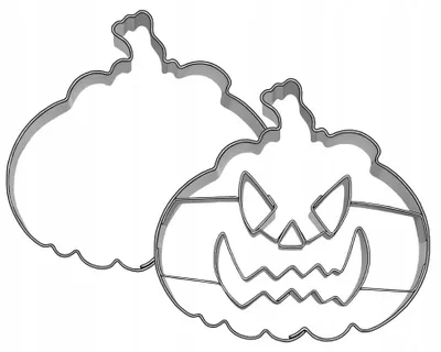Produktbild von EkoForemki Halloween Kürbis Förmchen Ausstecher Plätzchen 6 cm