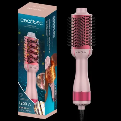 Image de Cecotec Brush volumisant CeramicCare Unique, avec revêtement céramique et kératine. 1200W