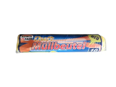 Produktbild von 50 Stück 60 Liter Reinex Müllbeutel mit Duft Zitrone Gelb