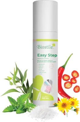 Obrázok produktu pre Biostile Easy Step - 100 ml masážny krém s kapsaicínom, glukosamínom, minerálmi a bylinkami na zmiernenie bolesti kĺbov a svalov