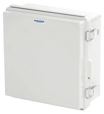 Zdjęcie produktu dla Wodoodporna obudowa zewnętrzna, IP67, wymiary 210x210x100 mm, szara pokrywa
