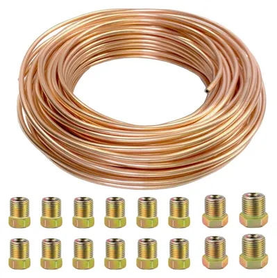 Image de Tuyau de cuivre de 10 mètres avec 16 raccords