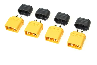 Produktbild von GForce GF-1040-003 Steckverbinder XT-60 Mit Kappe Goldkontakten Buchse 4 St