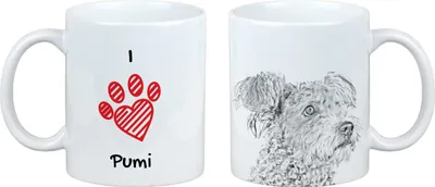 Image de Pumi - Tasse avec chien, adorable tasse avec graphisme, cadeau avec votre photo de la marque Art-Dog