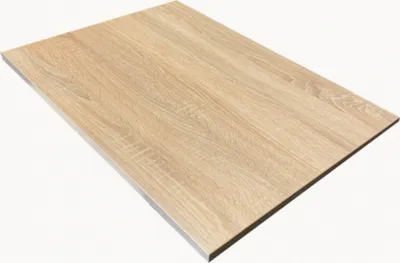 Image de Plateau de table AKKE Sonoma 18mm chants collés 2mm-PVC LxL : 90x60 cm
