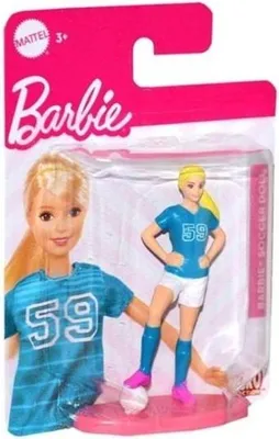 Obrázok produktu pre Barbie Minifigurka Lalka Soccer