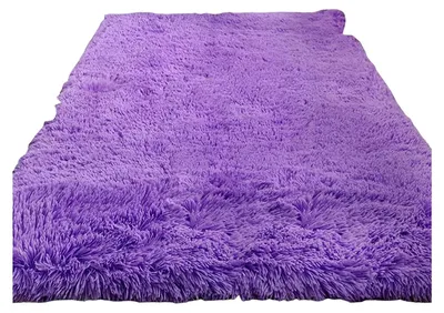 Produktbild von Flauschige Bodenmatte, Plüschteppich mit rutschfester Unterseite, zotteliger, flauschiger Schlafzimmerteppich, Bettvorleger für Kinderzimmer, Spielzimmer, Wohnzimmer, Studentenwohnheim E