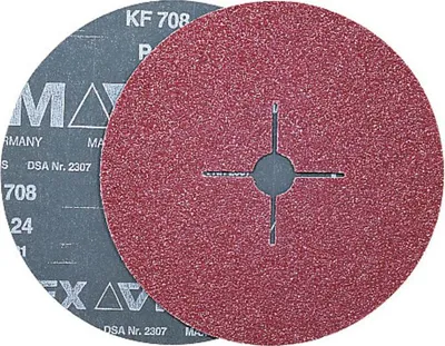 Produktbild von VSM Fiberscheibe KF 708 Halbedelkorund (A),Ø 125 mm, Körnung: 16