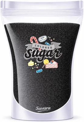 Produktbild von Dekorzucker Zucker Schwarz 250 g für Torten, Zuckerwatte und Popcorn