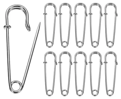 Productafbeelding van Veiligheidsspelden - 63 mm lang - Voor naaien en knutselen - 20 stuks, zilverkleurig