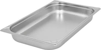 Produktbild von TECHNICA Behälter GN 1/1 65 mm aus Edelstahl | Gastro Container stapelbar | Edelstahlwanne Küche | Hitzebeständig -40 °C bis 300 °C | Gastronorm