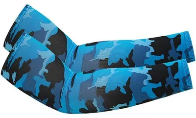 Immagine prodotto di 3 paia di maniche con protezione UV, UPF 50+, per donna e uomo, traspiranti, rinfrescanti, in Spandex, motivo camouflage #7