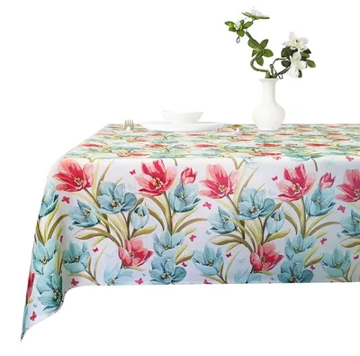 Immagine prodotto di Tovaglia, tovaglia decorativa, colorata, con motivi floreali, dimensioni 140x260