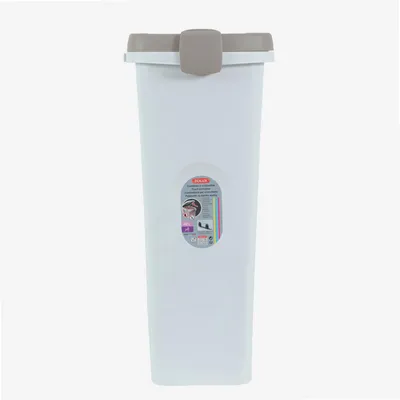 Immagine prodotto di Kerbl Futtercontainer (Trockenfutterbeh?lter, 40 lt, braun/wei¤) 80832