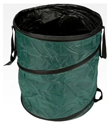 Produktbild von Pop-Up Gartensack, Gartenabfallsack, Gartentonne, Behälter für Grünabfälle mit Trageschlaufen, selbststehend, faltbar, wiederverwendbar, Polyester, grün, 123 L