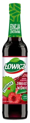 Produktbild von Łowicz Apfel-Kirsch-Sirup mit Vitamin C und D, 400 ml