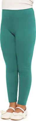 Produktbild von Merry Style Mädchen Lange Leggings aus Baumwolle MS10-225 (Dunkeltürkis, 110 cm)