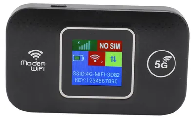 Obrázok produktu pre Mobilný WiFi hotspot 4G LTE so slotom na SIM kartu – prenosný WiFi router s farebným displejom pre ázijský trh – zariadenia na bezdrôtové pripojenie k internetu