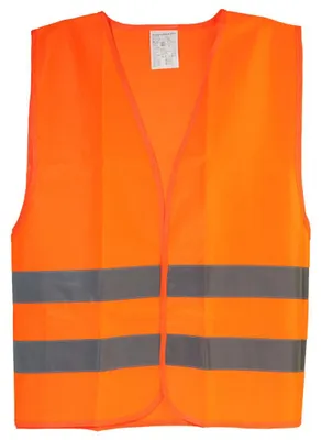 Produktbild von cartrend Warnweste, Pannenweste, EN ISO 20471, orange, Universalgröße XL