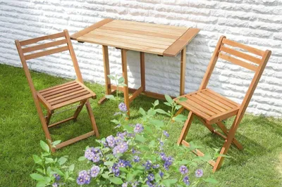 Produktbild von Merxx 3tlg. Porto Gartenmöbelset - 2 Sessel, 1 Tisch - Farbe: braun - Maße: Sessel49x40x82 Tisch: 90x60x72; 2x 25251-011 +  1x 25252-011