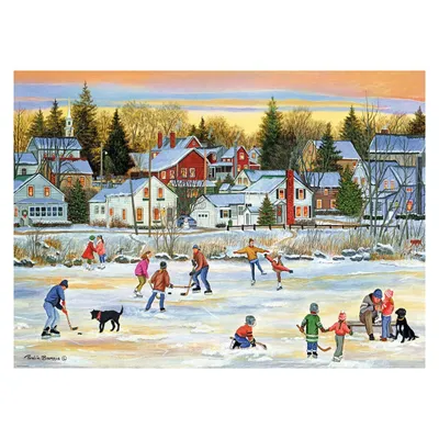 Produktbild von Evening Skating by Patricia Bourque