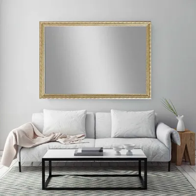 Produktbild von Zalena Rahmenspiegel MARIA GOLD-SILBER 130 x 60 cm