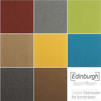 Produktbild von Teppichfliese Edinburgh 50 x 50 cm Anthrazit EDG135F04