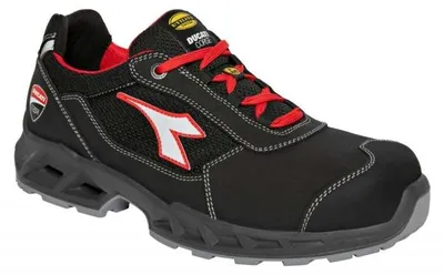 Produktbild von Ducati Shark Engine S1PS Sicherheitshalbschuh - T.48 - Schwarz/Rot - DIADORA - 701.181228-C1462 T.48